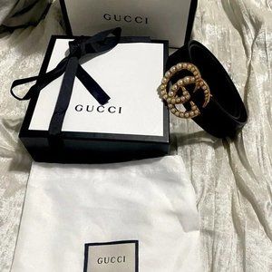 Gucci marmont belt 85
